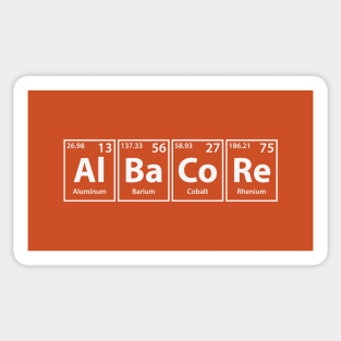 Albacore (Al-Ba-Co-Re) Periodic Elements Spelling Sticker